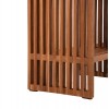 ΚΟΝΣΟΛΑ TV NYA HM9831 ΜΑΣΙΦ ΞΥΛΟ TEAK ΣΕ ΦΥΣΙΚΟ ΧΡΩΜΑ 130x29,5x46Υ εκ.