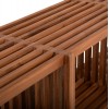 ΚΟΝΣΟΛΑ TV NYA HM9831 ΜΑΣΙΦ ΞΥΛΟ TEAK ΣΕ ΦΥΣΙΚΟ ΧΡΩΜΑ 130x29,5x46Υ εκ.