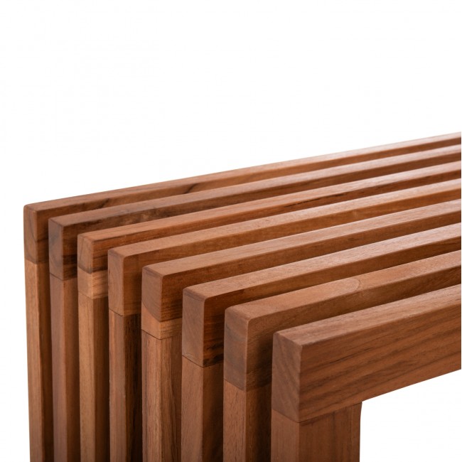 ΚΟΝΣΟΛΑ TV NYA HM9831 ΜΑΣΙΦ ΞΥΛΟ TEAK ΣΕ ΦΥΣΙΚΟ ΧΡΩΜΑ 130x29,5x46Υ εκ.