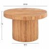 ΤΡΑΠΕΖΙ ΤΡΑΠΕΖΑΡΙΑΣ GATSBY HM9884 ΦΥΣΙΚΟ RATTAN ΣΕ ΦΥΣΙΚΟ ΧΡΩΜΑ Φ120x76Υεκ.