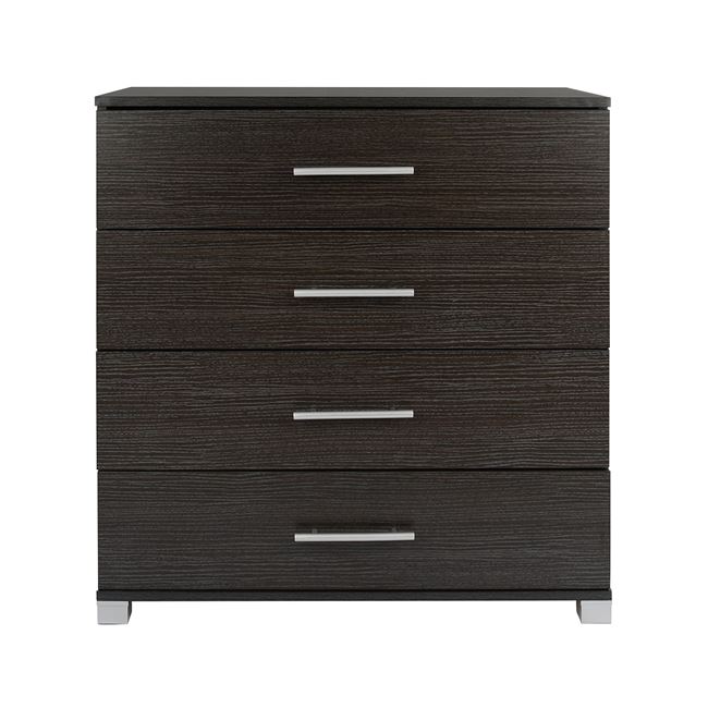 ΣΥΡΤΑΡΙΕΡΑ ΜΕΛΑΜΙΝΗΣ BRIANA HM2204.01 ME 4 ΣΥΡΤΑΡΙΑ ZEBRANO 75x40x83Υ εκ.
