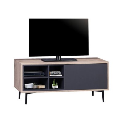 ΕΠΙΠΛΟ TV MARGARIT HM8676 ΜΑΥΡΟ ΜΕ ΦΥΣΙΚΟ 98x39,5x44,5Υ εκ.