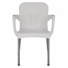 ΠΟΛΥΘΡΟΝΑ ΠΟΛΥΠΡΟΠΥΛΕΝΙΟΥ RECYCLED KAREK HM5592.11 ΛΕΥΚΟ ΧΡΩΜΑ 59,5x59x81Y εκ.