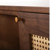 ΜΠΟΥΦΕΣ MEEN HM9735 MDF ΜΕ ΦΥΣΙΚΟ ΚΑΠΛΑΜΑ ΚΑΡΥΔΙΑΣ-ΧΡΥΣΑ ΜΕΤΑΛΛΙΚΑ ΠΟΔΙΑ 150x40x80Υεκ