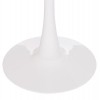 ΤΡΑΠΕΖΙ ΣΤΡΟΓΓΥΛΟ BROLIN HM18141.01 MDF TOP-ΒΑΣΗ ΜΕΤΑΛΛΙΚΗ--ΛΕΥΚΟ Φ90x73Υεκ