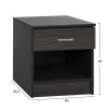 ΚΟΜΟΔΙΝΟ ΜΕ 1 ΣΥΡΤΑΡΙ LANEY ZEBRANO 45x35,5x47Υ εκ. HM2345.02