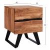 ΚΟΜΟΔΙΝΟ ALICIA HM8360.11 ΑΠΟ ΜΑΣΙΦ ΞΥΛΟ ΑΚΑΚΙΑΣ 45x35x56Yεκ.
