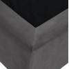 ΚΡΕΒΑΤΙ MALENA ΑΠΟ ΓΚΡΙ ΒΕΛΟΥΔΟ HM647.10 ΓΙΑ ΣΤΡΩΜΑ 120x200 εκ.