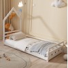 ΚΡΕΒΑΤΙ ΠΑΙΔΙΚΟ HOUSER HM676.03 τ.MONTESSORI ΞΥΛΟ ΠΕΥΚΟ ΛΕΥΚΟ- 190x90εκ