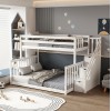 ΠΑΙΔΙΚH ΚΟΥΚΕΤΑ τ.MONTESSORI BEAMER HM711.03 ΞΥΛΟ ΠΕΥΚΟΥ ΣΕ ΛΕΥΚΟ-ΣΤΡΩΜΑΤΑ 90-140x190εκ