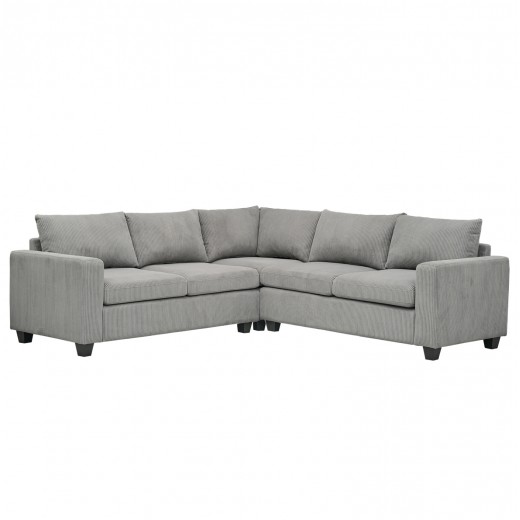 ΓΩΝΙΑΚΟΣ ΚΑΝΑΠΕΣ CALDER HM3286.01 ΓΚΡΙ ΥΦΑΣΜΑ 254x254x90(κάθισμα)x91Υεκ. ΓΩΝΙΑΚΟΣ ΚΑΝΑΠΕΣ CALDER HM3286.01 ΓΚΡΙ ΥΦΑΣΜΑ 254x254x90(κάθισμα)x91Υεκ.