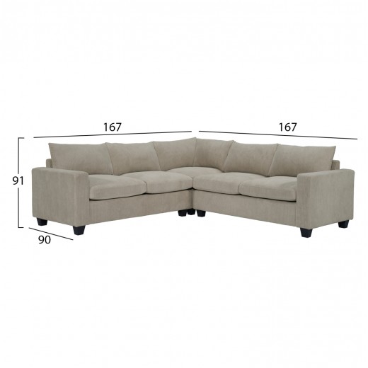 ΓΩΝΙΑΚΟΣ ΚΑΝΑΠΕΣ CALDER HM3286.03 ΜΠΕΖ ΥΦΑΣΜΑ 254x254x90(κάθισμα)x91Υεκ. ΓΩΝΙΑΚΟΣ ΚΑΝΑΠΕΣ CALDER HM3286.03 ΜΠΕΖ ΥΦΑΣΜΑ 254x254x90(κάθισμα)x91Υεκ.