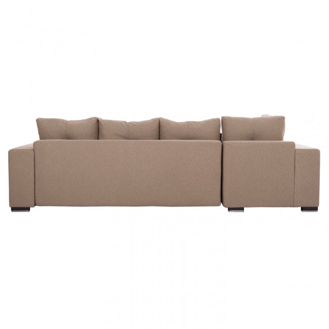 ΓΩΝΙΑΚΟΣ ΚΑΝΑΠΕΣ-ΚΡΕΒΑΤΙ ΜΕ ΑΠΟΘ.ΧΩΡΟ TRENDSTON HM3302.03L ΜΠΕΖ ΥΦΑΣΜΑ 298x177x95Υεκ
