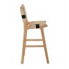 ΣΚΑΜΠΟ ΜΕΣΑΙΟΥ ΥΨΟΥΣ HM9325.01 RUBBERWOOD & ΣΧΟΙΝΙ-ΦΥΣΙΚΟ RUSTIC 45x46x95Υεκ.
