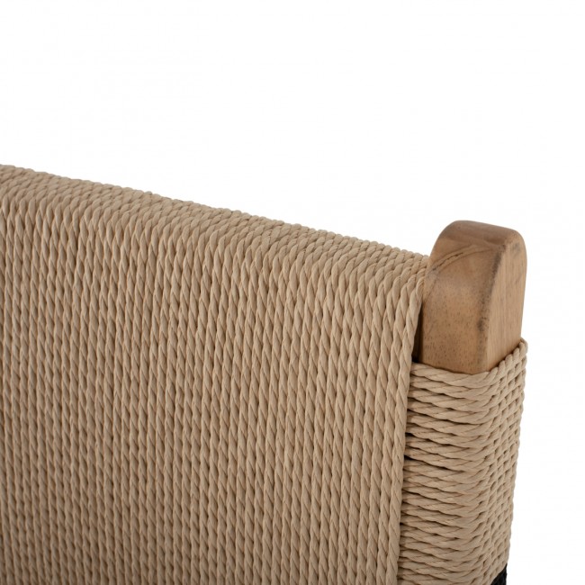 ΣΚΑΜΠΟ ΜΕΣΑΙΟΥ ΥΨΟΥΣ HM9325.01 RUBBERWOOD & ΣΧΟΙΝΙ-ΦΥΣΙΚΟ RUSTIC 45x46x95Υεκ.