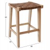ΣΚΑΜΠΟ ΜΠΑΡ ΜΑΣΙΦ ΞΥΛΟ ΤEAK ΦΥΣΙΚΟ HM9382.01 40X35X65YΕΚ.