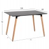 ΤΡΑΠΕΖΙ MINIMAL HM8581.02 ΓΚΡΙ MDF-ΠΟΔΙΑ ΟΞΙΑ ΣΕ ΦΥΣΙΚΟ ΧΡΩΜΑ- 120Χ60X74Υεκ.