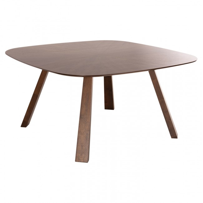ΤΡΑΠΕΖΙ ΤΡΑΠΕΖΑΡΙΑΣ RINER HM9733 MDF ΜΕ ΚΑΠΛΑΜΑ ΚΑΡΥΔΙΑΣ 150x150x75Υ εκ.