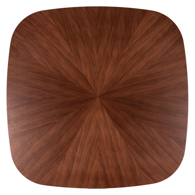 ΤΡΑΠΕΖΙ ΤΡΑΠΕΖΑΡΙΑΣ RINER HM9733 MDF ΜΕ ΚΑΠΛΑΜΑ ΚΑΡΥΔΙΑΣ 150x150x75Υ εκ.