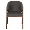 ΚΑΡΕΚΛΑ HANA HM9746.02 RUBBERWOOD ΣΕ ΚΑΡΥΔΙ ΧΡΩΜΑ-ΓΚΡΙ ΥΦΑΣΜΑ 55x60x84Yεκ.
