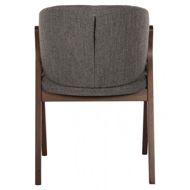 ΚΑΡΕΚΛΑ HANA HM9746.02 RUBBERWOOD ΣΕ ΚΑΡΥΔΙ ΧΡΩΜΑ-ΓΚΡΙ ΥΦΑΣΜΑ 55x60x84Yεκ.