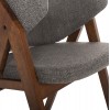 ΚΑΡΕΚΛΑ HANA HM9746.02 RUBBERWOOD ΣΕ ΚΑΡΥΔΙ ΧΡΩΜΑ-ΓΚΡΙ ΥΦΑΣΜΑ 55x60x84Yεκ.