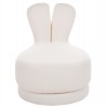 ΣΚΑΜΠΟ ΜΕ ΠΛΑΤΗ ΠΕΡΙΣΤΡΕΦΟΜΕΝΟ FRIVO HM9774.05 ΛΕΥΚΟ TEDDY ΥΦΑΣΜΑ 51x51x61Υεκ
