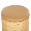 ΣΚΑΜΠΟ MITCH HM9886 ΦΥΣΙΚΟ RATTAN-ΚΑΘΙΣΜΑ ΑΠΟ PU ΜΠΕΖ Φ37x47Υεκ.