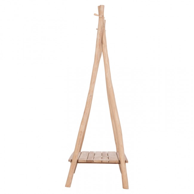 ΕΠΙΠΛΟ ΕΙΣΟΔΟΥ PERL HM9911 ΚΛΑΔΙΑ ΞΥΛΟΥ TEAK-ΦΥΣΙΚΟ 130,5x53x130Υεκ.