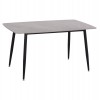 ΤΡΑΠΕΖΙ RAVEN HM18149.13 ΚΕΡΑΜΙΚΟ TOP ΜΕ ΟΨΗ ΓΚΡΙ ΜΑΡΜΑΡΟ 140x80x74Υεκ.