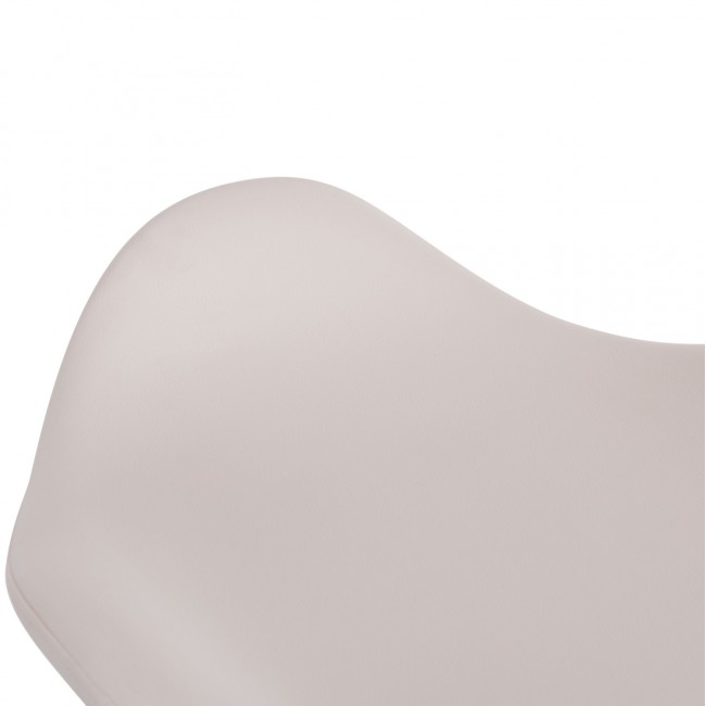 ΣΚΑΜΠO ΜΠΑΡ ΠΕΡΙΣΤΡΕΦΟΜΕΝΟ GANNA HM201.22 ΜΕ ΑΜΟΡΤΙΣΕΡ-ΛΕΥΚΟ PU 44x42x87Υεκ.