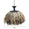 ΦΩΤΙΣΤΙΚΟ ΟΡΟΦΗΣ ORDEM HM4716 ΚΑΠΕΛΟ ΙΝΕΣ SISAL & ΜΠΑΝΑΝΑΣ-ΜΑΥΡΟ & ΦΥΣΙΚΟ Φ60x50Υεκ