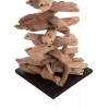 ΔΙΑΚΟΣΜΗΤΙΚΟ ΦΩΤΙΣΤΙΚΟ ΔΑΠΕΔΟΥ ALTAR HM4430 DRIFTWOOD--ΛΕΥΚΟ PVC Φ45x155Υεκ.