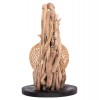 ΕΠΙΤΡΑΠΕΖΙΟ ΔΙΑΚΟΣΜΗΤΙΚΟ ΦΩΤΙΣΤΙΚΟ ASHIN HM4438 DRIFTWOOD--RATTAN 30x30x49Υεκ.