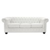 ΚΑΝΑΠΕΣ 3ΘΕΣΙΟΣ T.CHESTERFIELD HM3009.02 ΤΕΧΝΟΔΕΡΜΑ ΛΕΥΚΟ ΜΑΤ 208x90x73 εκ.