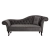 ΑΝΑΚΛΙΝΔΡΟ T.CHESTERFIELD ΓΚΡΙ ΒΕΛΟΥΔΟ NIOVI HM3008.10 ΔΕΞΙ ΜΠΡΑΤΣΟ 189x61x84Yεκ.