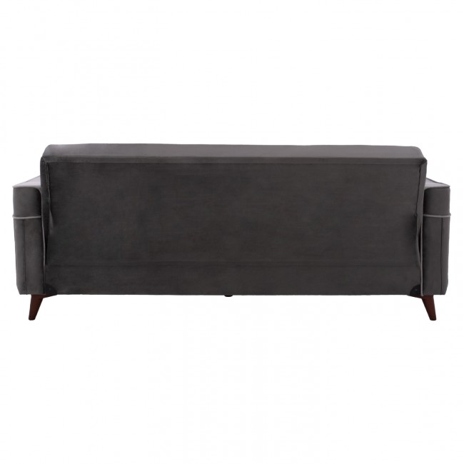 ΚΑΝΑΠΕΣ ΚΡΕΒΑΤΙ PORTMAN ΤΡΙΘΕΣΙΟΣ ΓΚΡΙ ΜΠΛΕ HM3247.01 228x86x90Υ εκ.