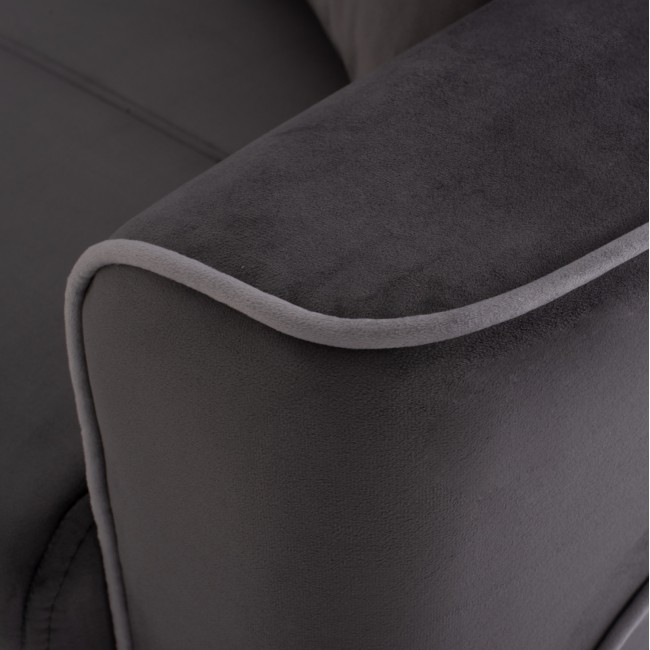 ΚΑΝΑΠΕΣ ΚΡΕΒΑΤΙ PORTMAN ΤΡΙΘΕΣΙΟΣ ΓΚΡΙ ΜΠΛΕ HM3247.01 228x86x90Υ εκ.