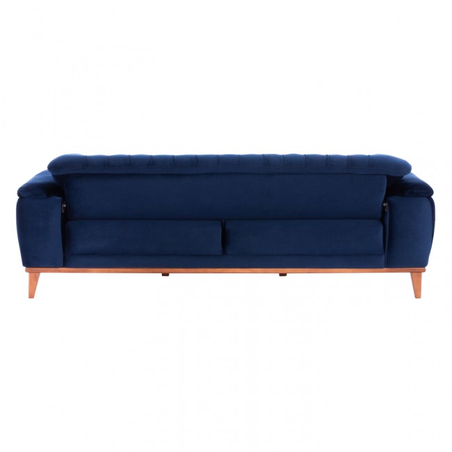 ΚΑΝΑΠΕΣ ΚΡΕΒΑΤΙ BENNINGTON ΤΡΙΘΕΣΙΟΣ ΜΠΛΕ HM3249.18 240x95x80 εκ.