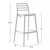 ΣΚΑΜΠΟ BAR ΠΟΛΥΠΡΟΠΥΛΕΝΙΟΥ SNOD HM6099.01 ΛΕΥΚΟ 37,2x50x101,5Υεκ.