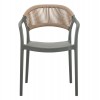 ΠΟΛΥΘΡΟΝΑ ΠΟΛΥΠΡΟΠΥΛΕΝΙΟΥ EVA HM6155.05 OLIVE GREEN--P.P. ΜΠΕΖ ΣΧΟΙΝΙ 56,5x53x80Υεκ.