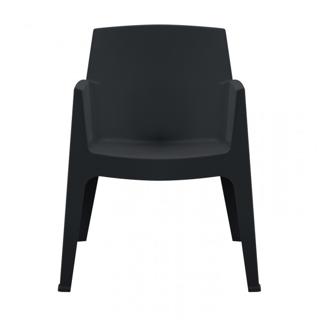 ΠΟΛΥΘΡΟΝΑ ΠΟΛΥΠΡΟΠΥΛΕΝΙΟΥ SLEEK HM6370.02 ΜΑΥΡΗ 57x56x82,5Υεκ.