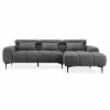 ΚΑΝΑΠΕΣ ΔΕΞΙΑ ΓΩΝΙΑ DIVYA HM3267.02R ΣΥΝΘ.SUEDE ΓΚΡΙ 264x175x99Υεκ.