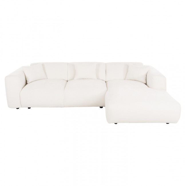 ΚΑΝΑΠΕΣ ΓΩΝΙΑ BRICKEN HM3275.02R ΛΕΥΚΟ ΥΦΑΣΜΑ 110-282x98-160x72Υεκ.