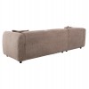 ΚΑΝΑΠΕΣ ΓΩΝΙΑ (ΑΡΙΣΤΕΡΗ) TREAT HM3277.02L ΣΚΟΥΡΟ ΜΠΕΖ ΥΦΑΣΜΑ 270x163x74Υεκ.