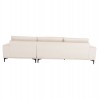 ΚΑΝΑΠΕΣ ΓΩΝΙΑ (ΔΕΞΙΑ) NOA HM3278.01R ΕΚΡΟΥ ΥΦΑΣΜΑ 288x90-157x67-80Υεκ.