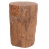 ΒΟΗΘΗΤΙΚΟ ΤΡΑΠΕΖΑΚΙ/ΣΚΑΜΠΟ TRONCO HM9374.21 ΞΥΛΟ TEAK--ΦΥΣΙΚΟ Φ30x45Υεκ.
