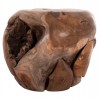 ΒΟΗΘΗΤΙΚΟ ΤΡΑΠΕΖΙ LOGGY HM18295 ΞΥΛΟ TEAK--ΦΥΣΙΚΟ 50x50x50Υεκ.