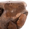 ΒΟΗΘΗΤΙΚΟ ΤΡΑΠΕΖΙ LOGGY HM18295 ΞΥΛΟ TEAK--ΦΥΣΙΚΟ 50x50x50Υεκ.