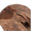 ΒΟΗΘΗΤΙΚΟ ΤΡΑΠΕΖΙ LOGGY HM18295 ΞΥΛΟ TEAK--ΦΥΣΙΚΟ 50x50x50Υεκ.